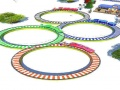 Jeu Course de Train Lowpoly en ligne