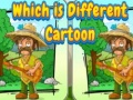 Jeu Lequel est le dessin animé différent en ligne