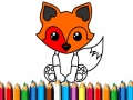 Jeu Livre de coloriage Renard en ligne