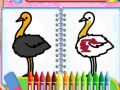 Jeu Jeu de coloriage d'oiseaux en ligne