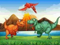 Jeu Dinosaures Colorés Match 3 en ligne