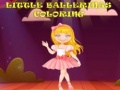 Jeu Petites Ballerines Coloriage en ligne