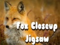 Jeu Puzzle de gros plan sur un renard en ligne