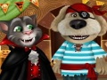 Jeu Talking Tom et Angela: Fête d'Halloween en ligne