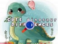 Jeu Différences des Dinosaures Mignons en ligne