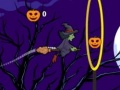 Jeu Sorcière volante Halloween en ligne