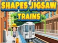 Jeu Trains en puzzle de formes en ligne