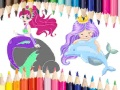 Jeu Livre de coloriage de sirène en ligne