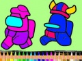 Jeu Livre de coloriage Among Us en ligne