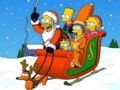 Jeu Puzzle de Noël des Simpson en ligne