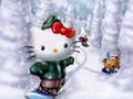 Jeu Puzzle de Noël Hello Kitty en ligne
