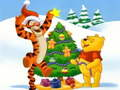 Jeu Puzzle de Noël de Winnie l'Ourson en ligne