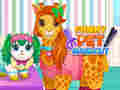 Jeu Coupe de cheveux amusante pour animaux en ligne