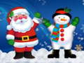 Jeu Puzzle Jigsaw Bonhomme de Neige de Noël en ligne