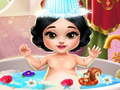 Jeu Bain du Bébé Blanche-Neige en ligne