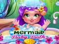 Jeu Bain de Bébé Sirène en ligne