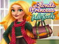 Jeu Tendances d'Automne de la Princesse Blonde en ligne