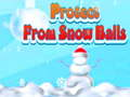 Jeu Protéger des boules de neige en ligne