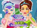 Jeu Crystal et Olivia: Maquillage Réel des Meilleures Amies en ligne