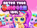 Jeu Faites éclore votre idole licorne en ligne
