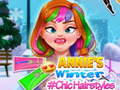 Jeu Les coiffures chic d'hiver d'Annie en ligne