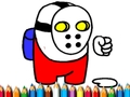 Jeu Livre de coloriage du Mec de l'Espace en ligne