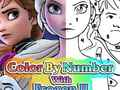Jeu Coloriage par Numéros avec La Reine des Neiges II en ligne