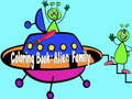 Jeu Livre de coloriage : Famille extraterrestre en ligne