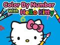 Jeu Coloriage par numéros avec Hello Kitty en ligne