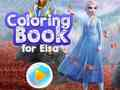 Jeu Livre de coloriage pour Elsa en ligne