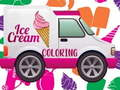 Jeu Coloriage de camions de crème glacée en ligne