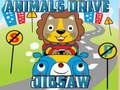 Jeu Les Animaux au Volant Puzzle en ligne