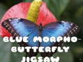 Jeu Puzzle de Papillon Morpho Bleu en ligne