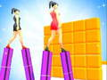 Jeu Course en talons - Pilote empilé en ligne