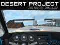 Jeu Simulateur de physique des voitures Projet Désert en ligne