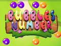 Jeu Bulles Numéro en ligne
