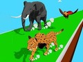 Jeu Course de Transformations Animales 3D en ligne
