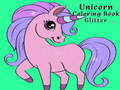 Jeu Livre de coloriage Licorne Paillettes en ligne