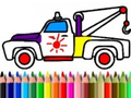 Jeu Retour à l'école : Livre de coloriage de camions en ligne