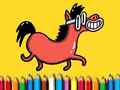 Jeu Retour à l'école : Livre de coloriage de poneys en ligne