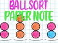 Jeu Tri des Boules: Note en Papier en ligne