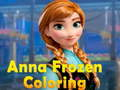 Jeu Coloriage Anna Gelée en ligne