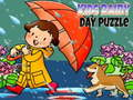 Jeu Puzzle d'un jour de pluie pour enfants en ligne
