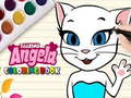 Jeu Livre de coloriage Talking Angela en ligne
