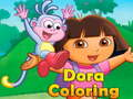 Jeu Coloriage de Dora en ligne