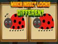 Jeu Quel insecte a l'air différent en ligne