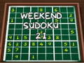 Jeu Sudoku Week-end 21 en ligne