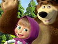 Jeu Masha et Michka : Puzzle en ligne