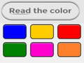 Jeu Lire La Couleur en ligne
