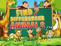 Jeu Trouvez 7 différences : Animaux en ligne
